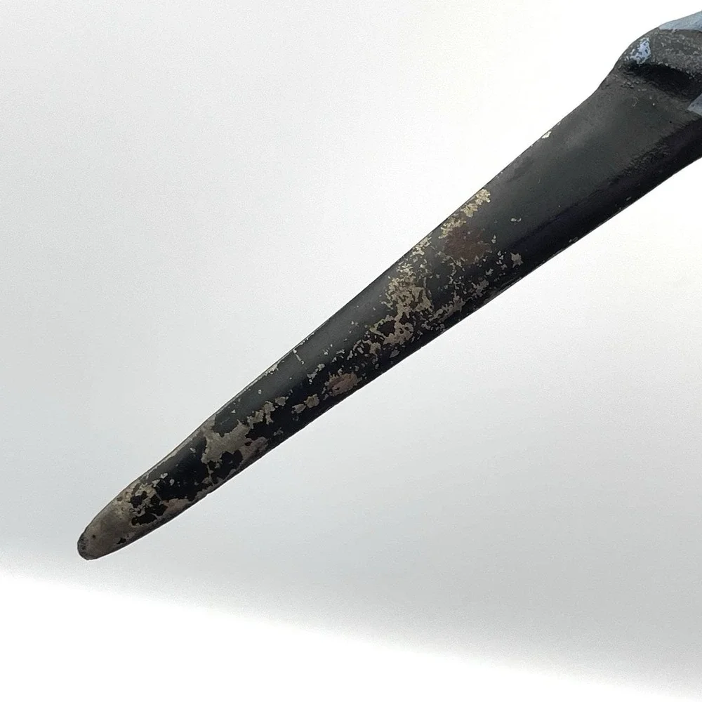 Vintage 1930s Cast Iron Amish Man Letter Opener Figural Folk‎ Art 6